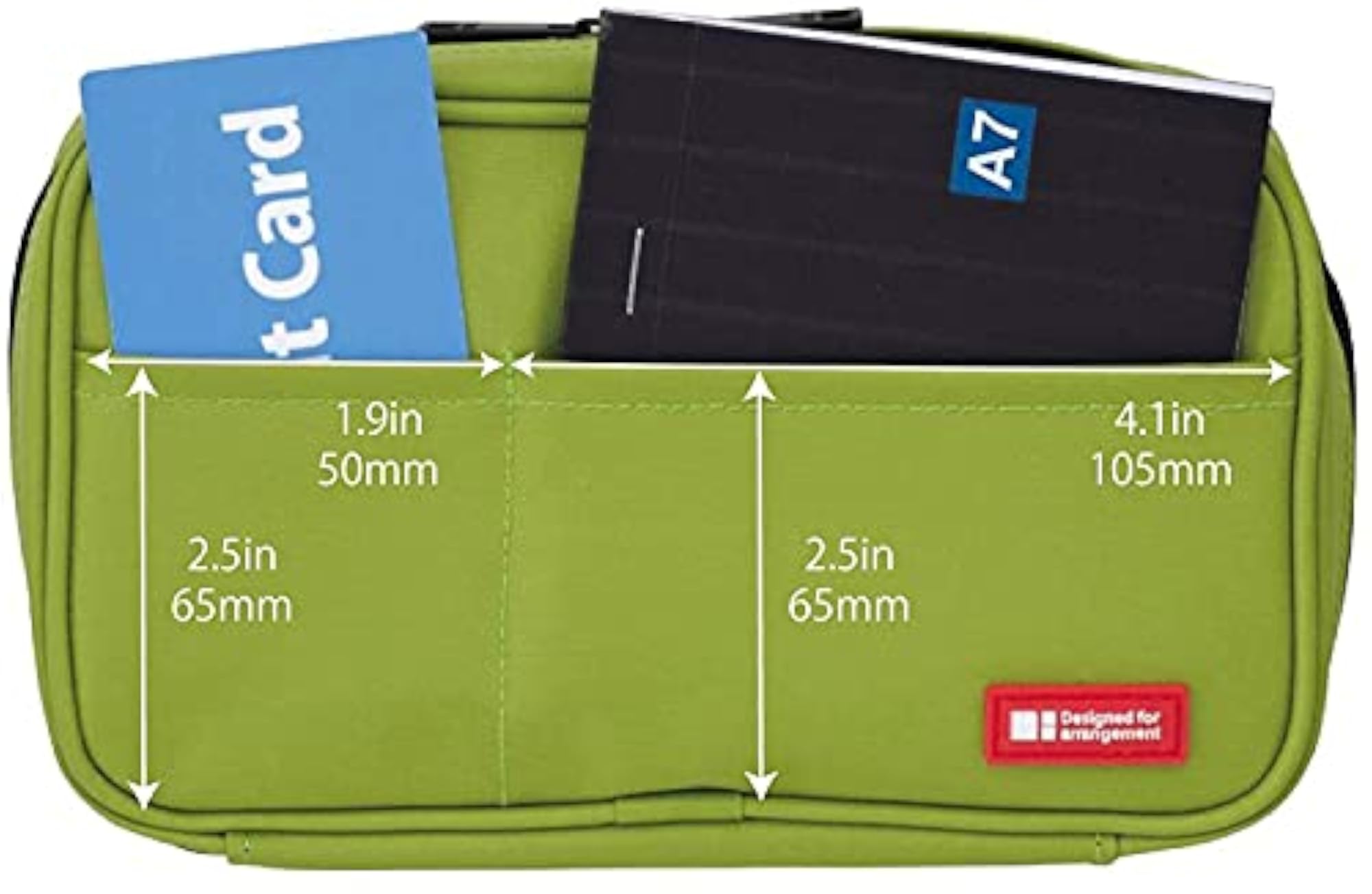 Zipper Pen Case, Black, Spacious Storage